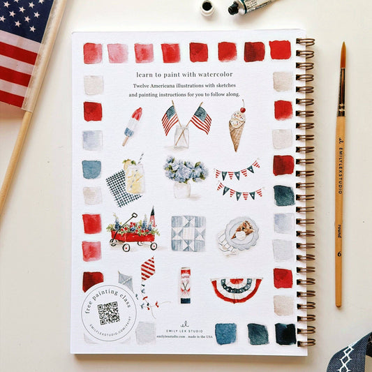 Emily Lex Studio: Americana watercolor workbook