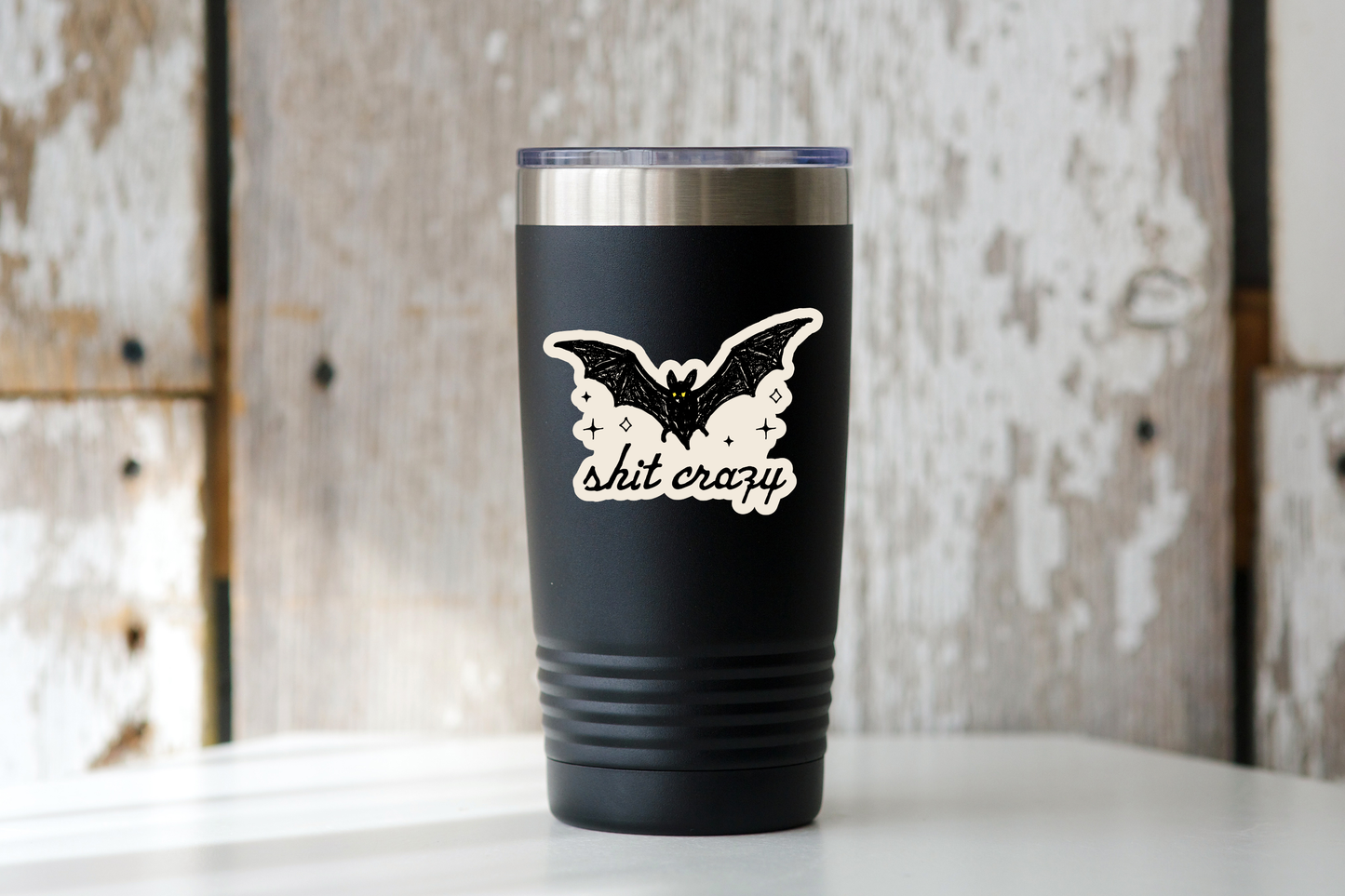 Stickers and Stationery: Bat Shit Crazy Sticker