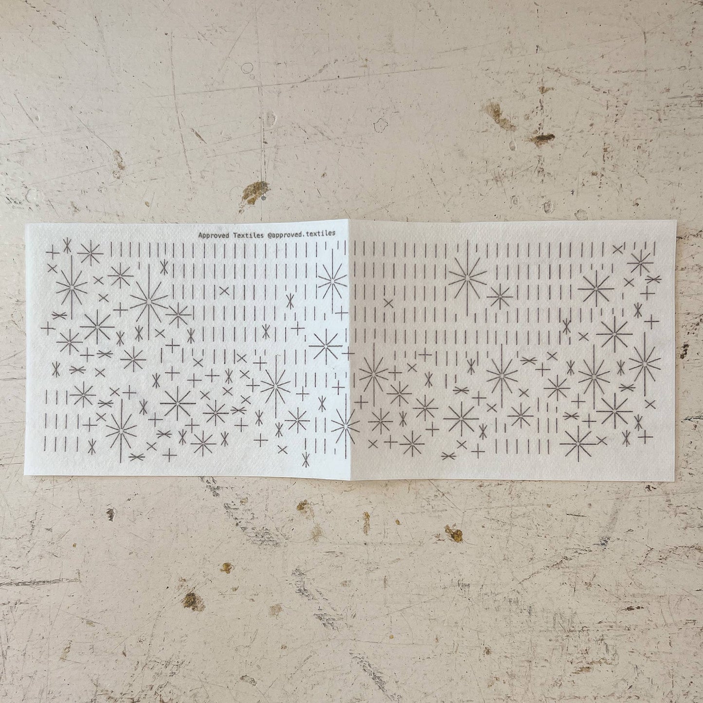 visible mending apprived textiles