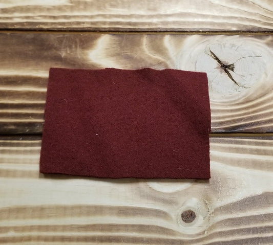 End of BOlt: 2.5 yards of Designer Deadstock 90% Wool Blend Double Weave Coating Rust Red KNIT 14 oz -REMNANT