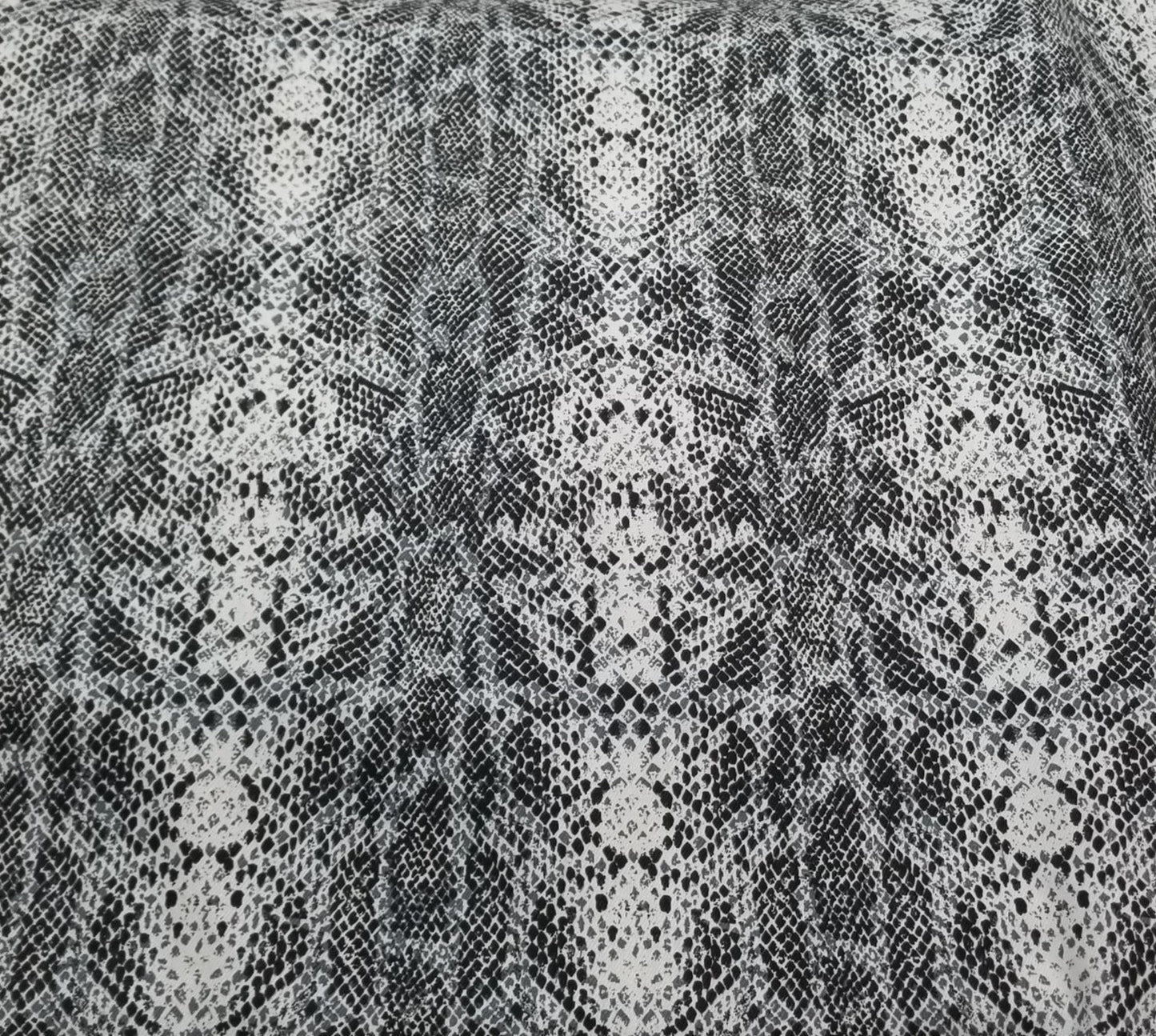 End of Bolt: 2.5 yards of Designer Deadstock Snakeskin Cotton Spandex Bottomweight Soft Twill Woven- Remnant