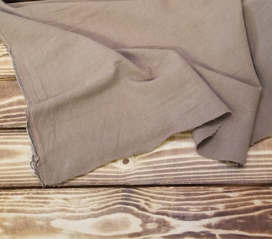 End of Bolt: 2-7/8th yards of Designer Deadstock Camel Textured Jacquard Cotton Linen Solid Woven Opaque- remnant