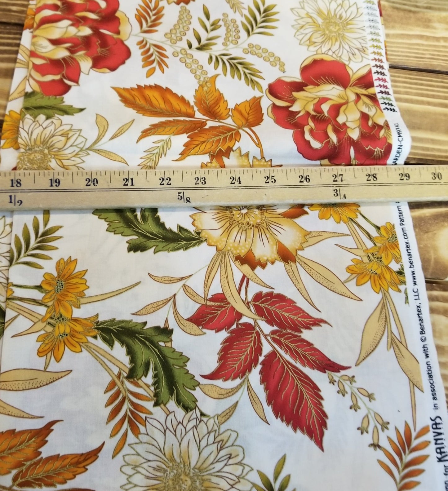 End of Bolt: 1 yard Quilting Cotton Radiance by Greta Lynn for Kanvas Woven- Remnant