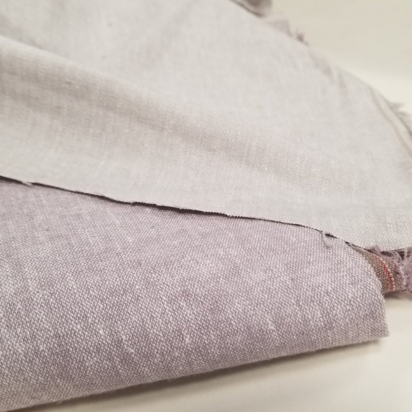 Fashion Cotton Linen Spandex Stretch Two Tone Silver Gray Woven-price per yard