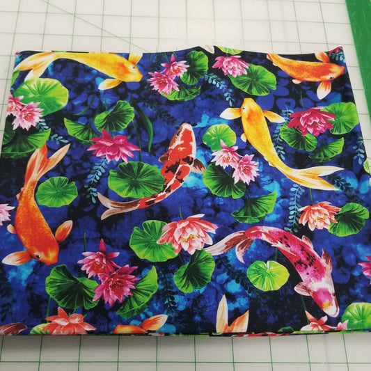 End of Bolt 1 yard case pack: 1 piece of Quilting Cotton Michael Miller Koi Habitat- As pictured