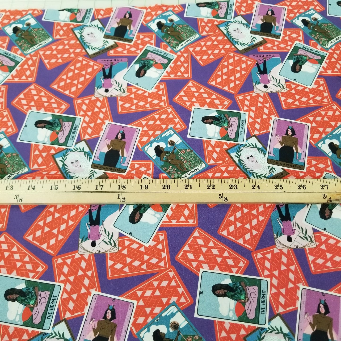 Cloud9 Fabrics: Tarot Cards Apothecary Secret Of the Oracle by  for Cloud9 Tara Reed Organic Cotton Woven- by the half yard