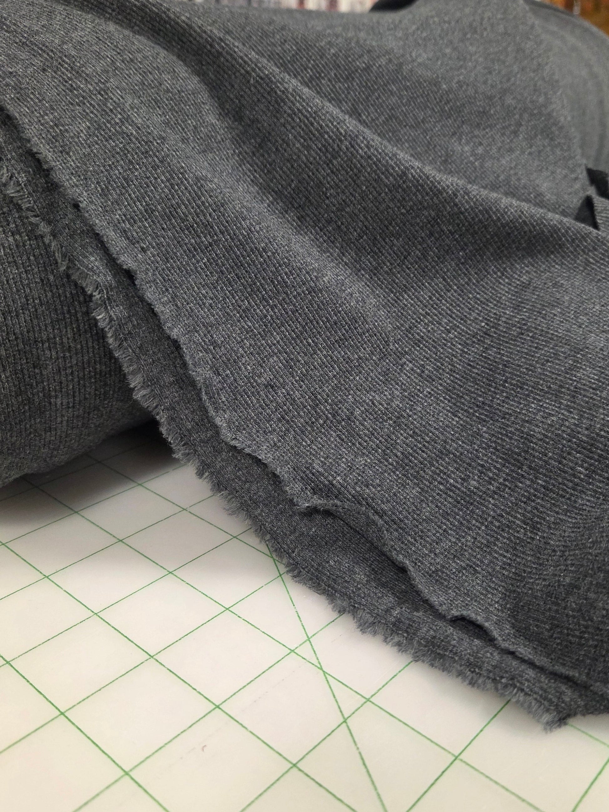 rib knit for cuffs and collars