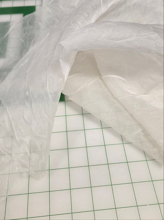 silk organza solid by the yard