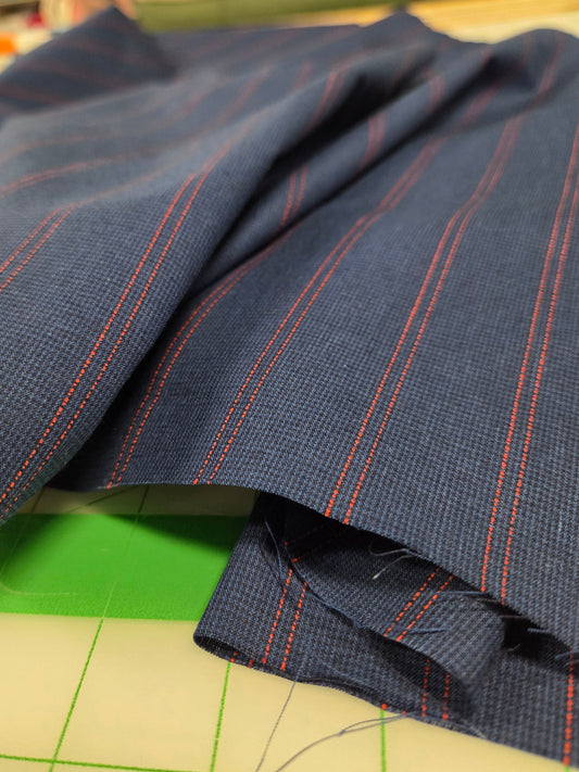 stripe shirting woven