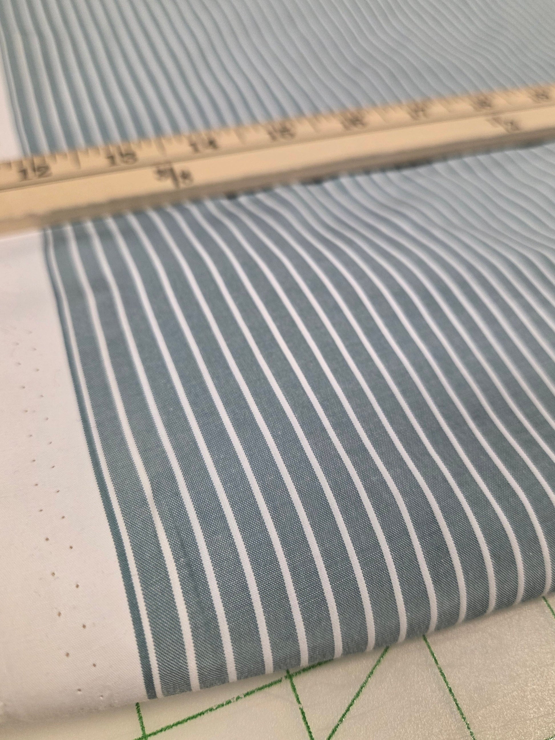 cotton shirting poplin stripe woven
