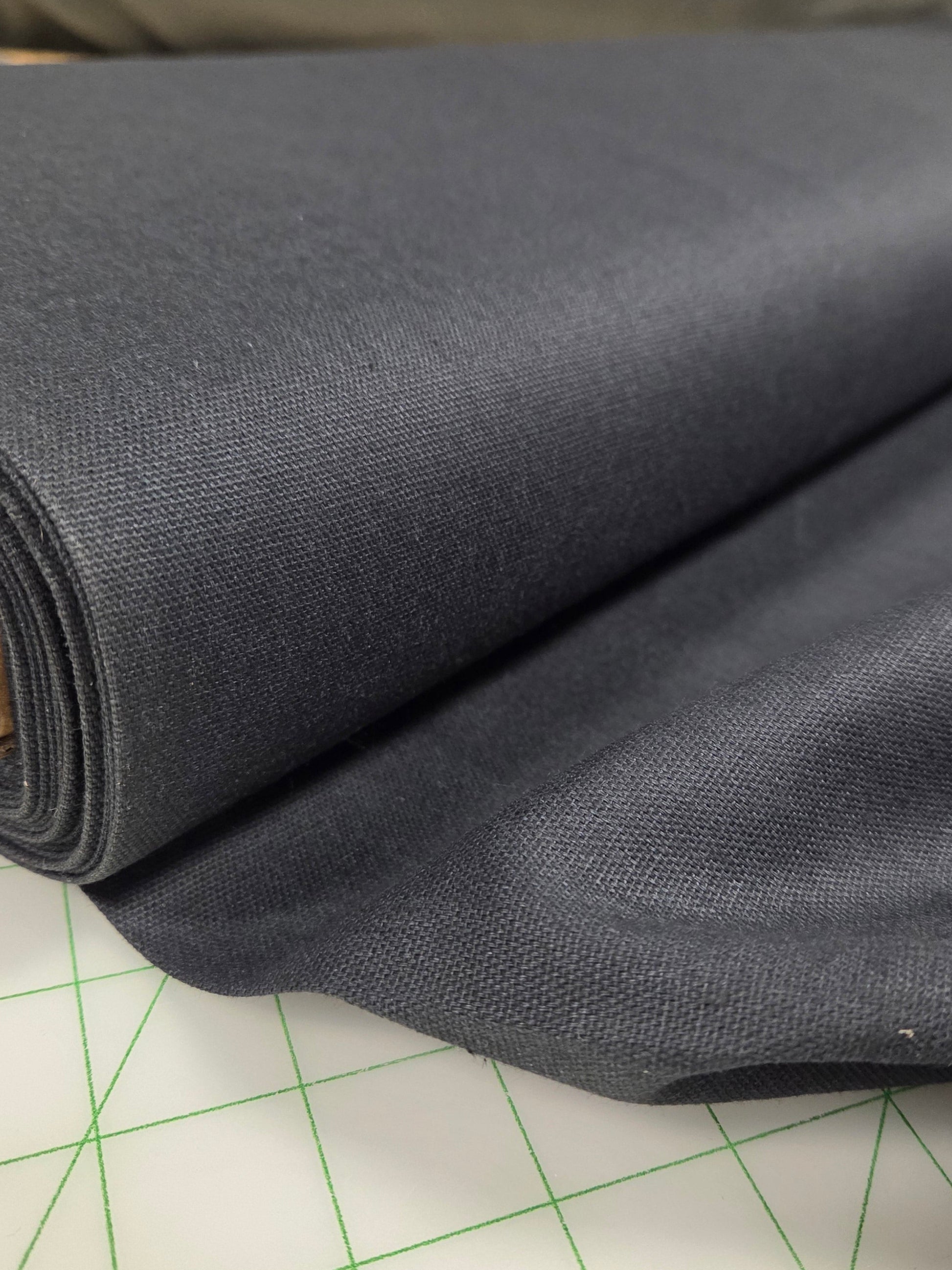 cotton canvas black 8oz for garment making and bag making