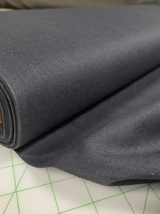 cotton canvas black 8oz for garment making and bag making