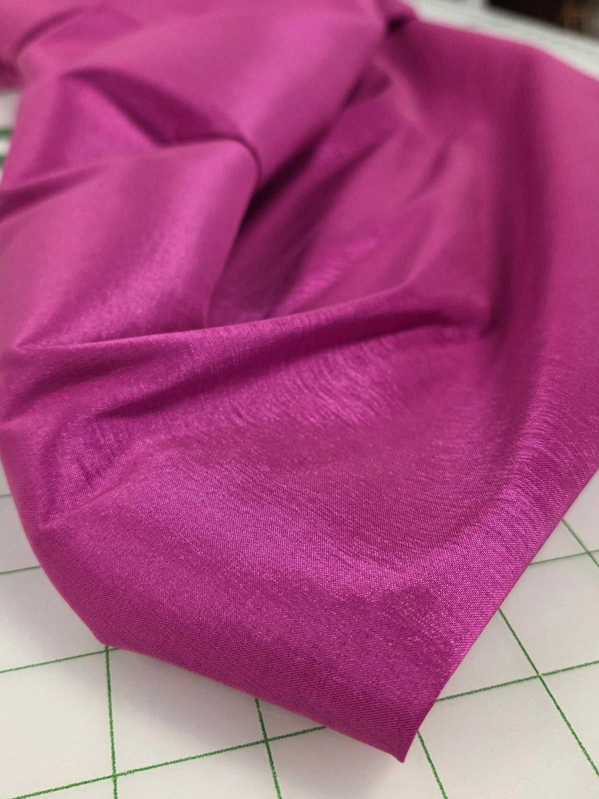 magenta taffeta stretch by the yard