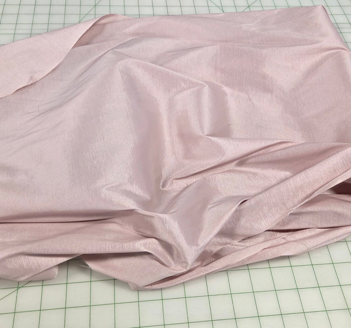 stretch taffeta solid woven deadstock