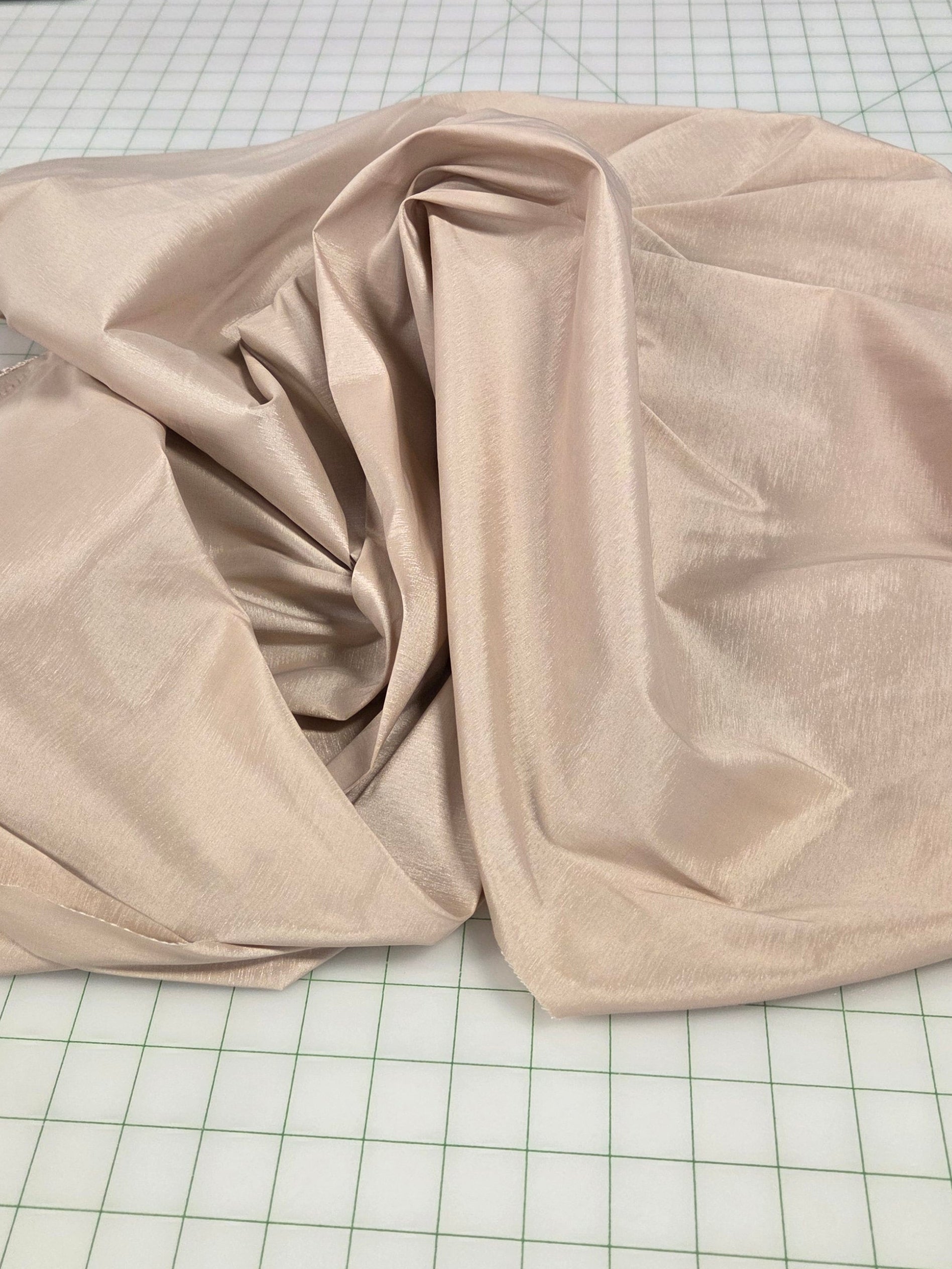 fashion fabric stretch taffeta iridescent woven by the yard