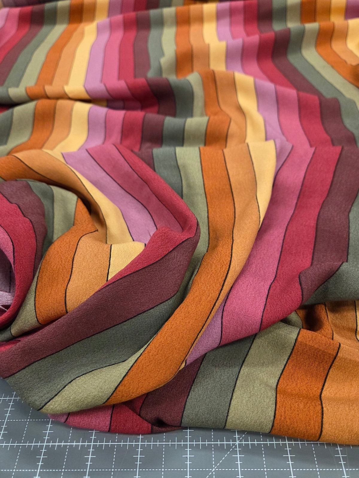 stripe multi color woven