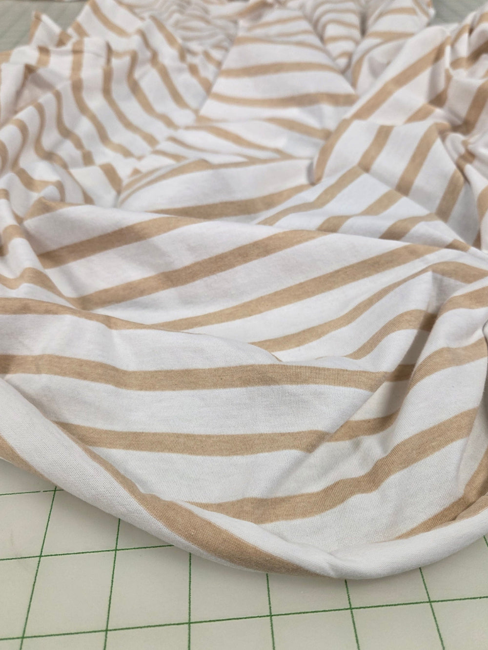 jersey knit fabric stripe horizontal