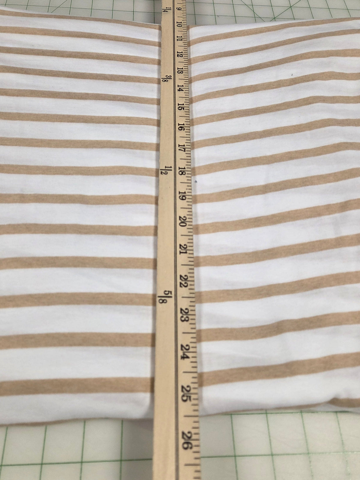 organic stripe jersey knit  and deadstock fabric by the yard