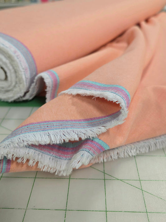 designer deadstock chambray cotton color