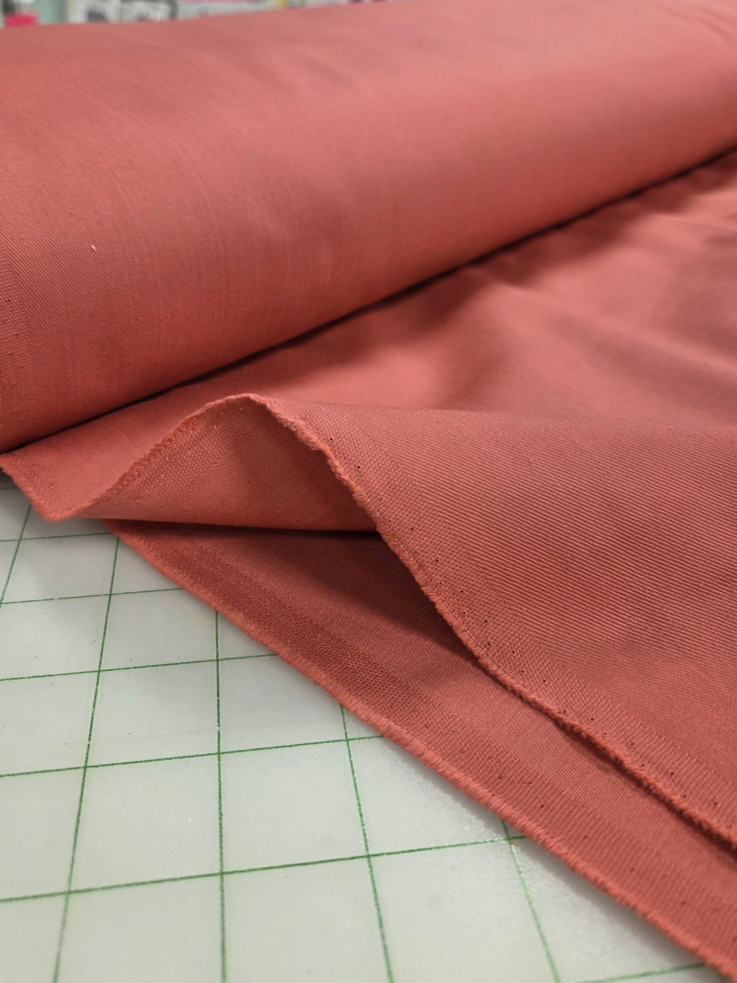 canvas solid cotton woven by the yard. LA FInch Fabrics 