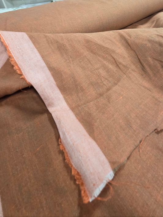 linen two tone look for garment making