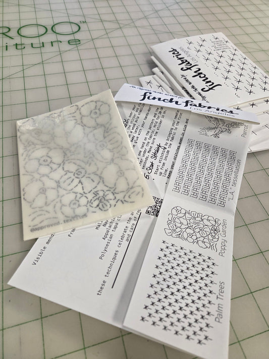 LA Finch Fabrics mending transfers