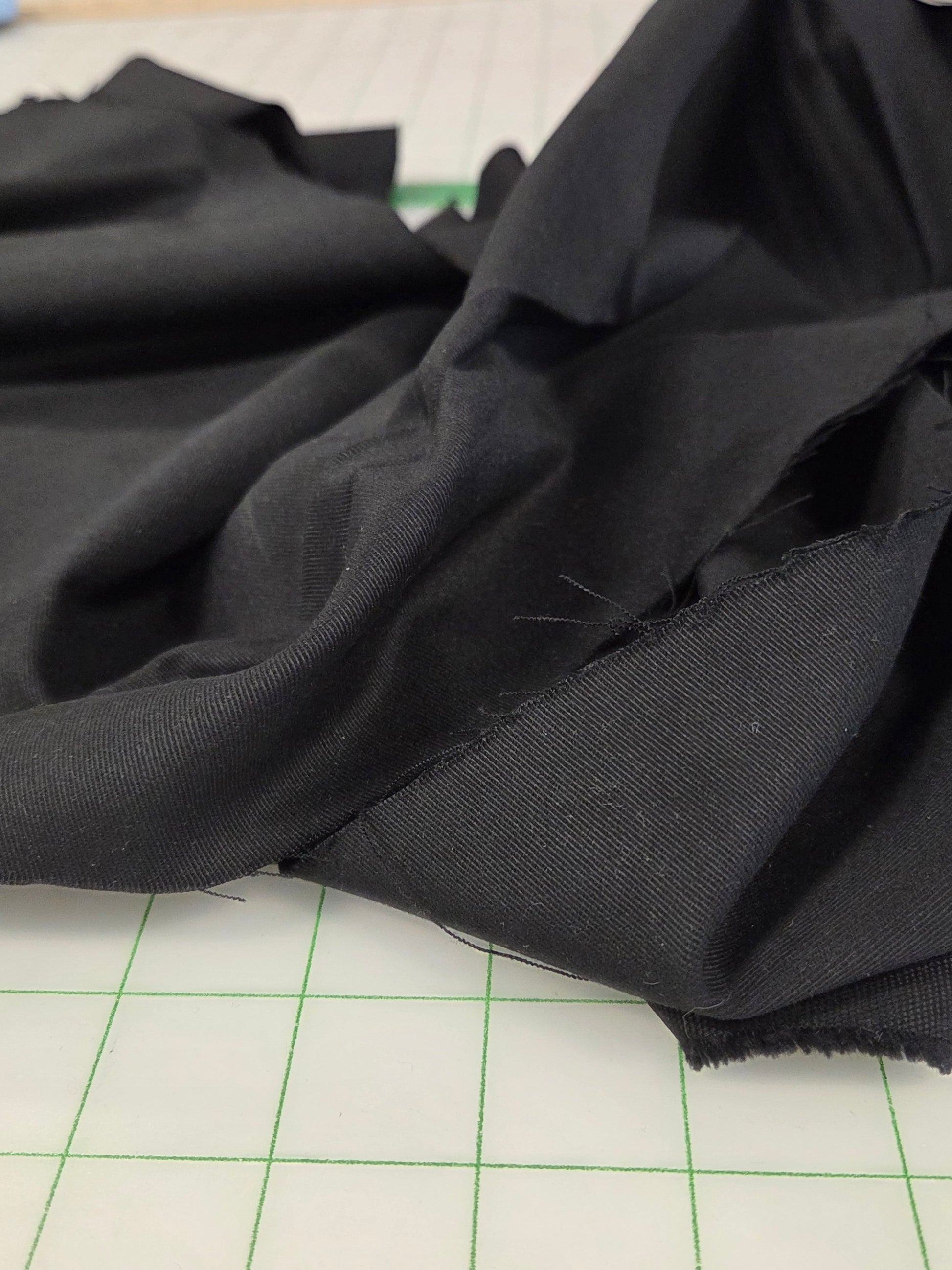 black cotton spandex will