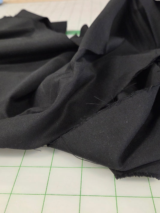 black cotton spandex will