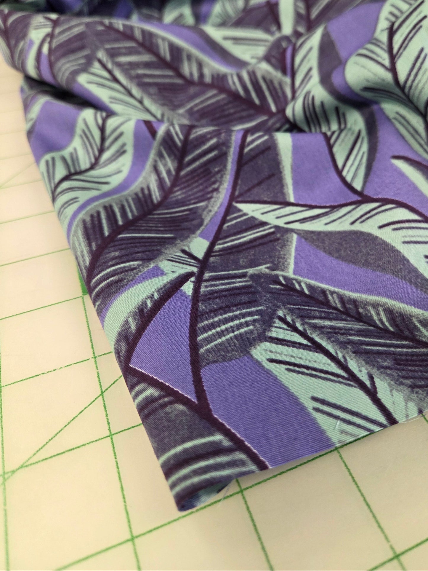 sevenberry vintage palm woven broadcloth sheeting woven
