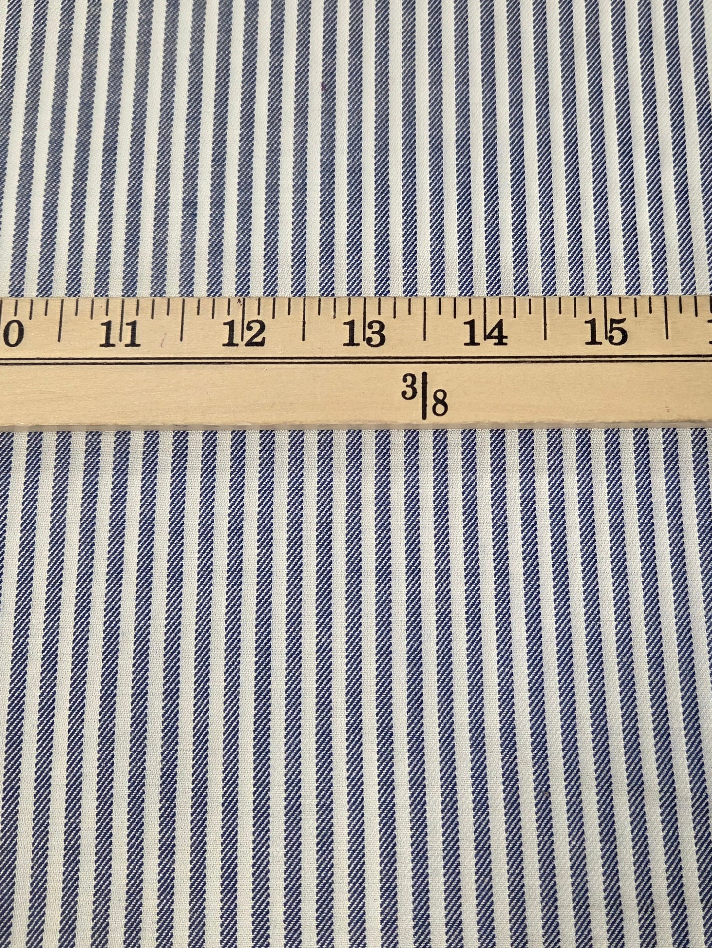 Designer Deadstock Soft Yarn Dyed Rayon Twill Weave Vertical Stripe Woven- by the yard