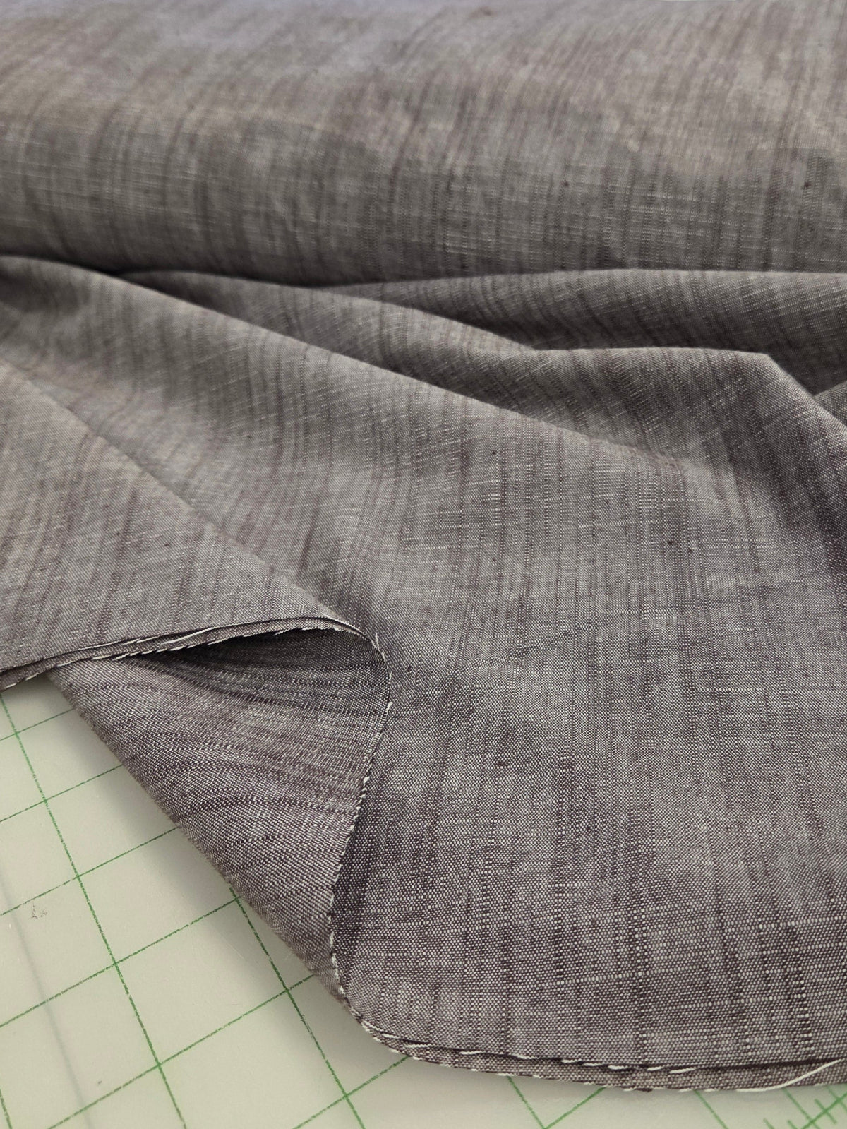 deadstock chambray for garment making 