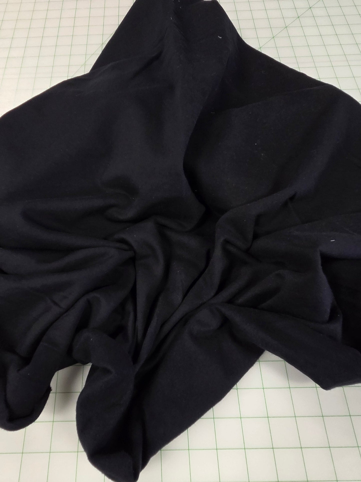 black fabric for sweatshirt fleece knit