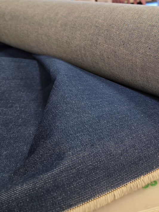 fashion fabric cone mills denim blue cotton woven 12.5 oz solid for clothmaking