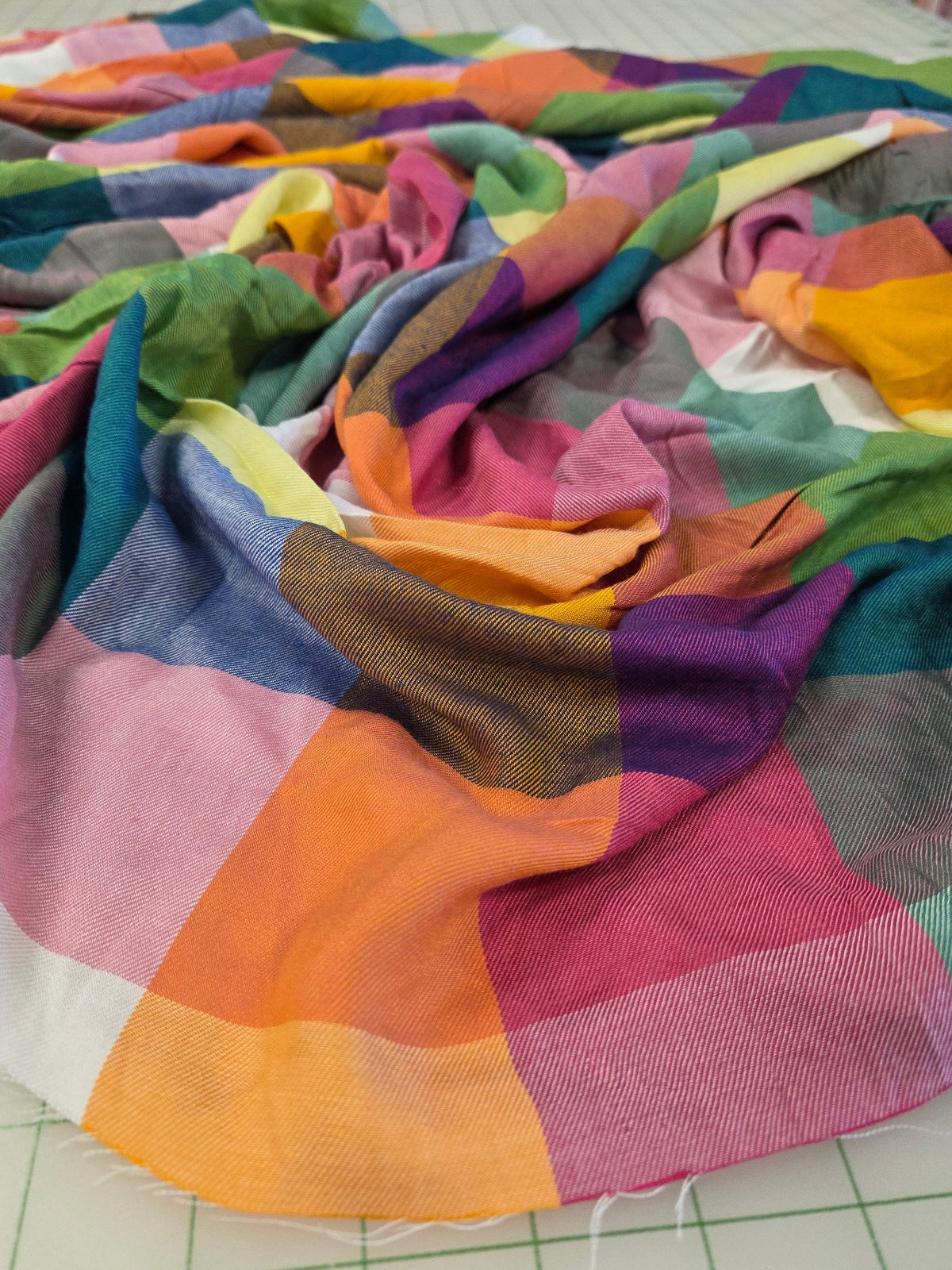 rayon twill weave woven