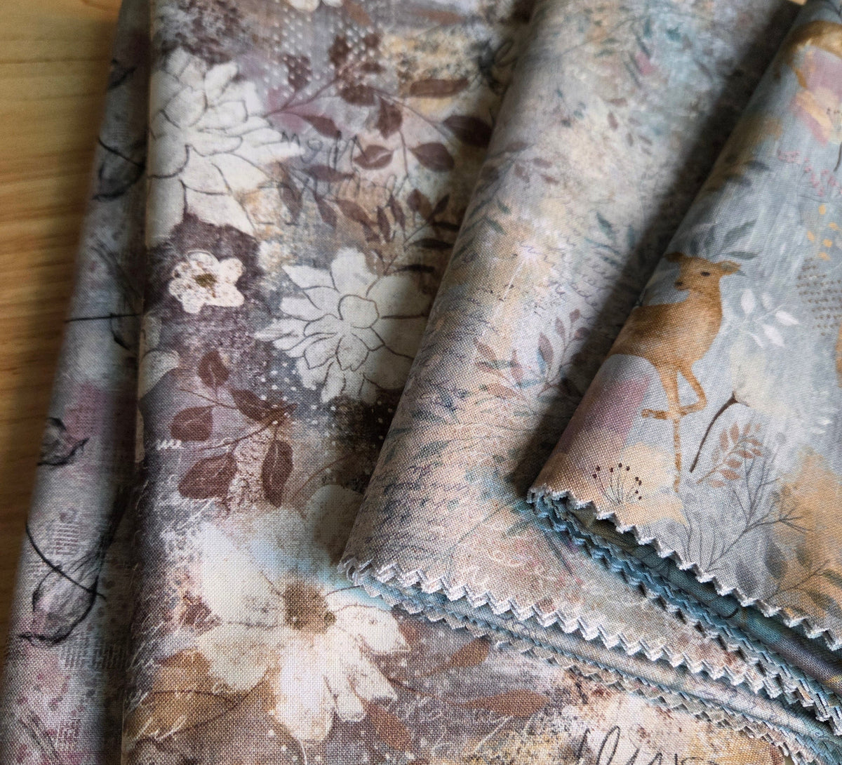 Online Quilting Bundle: 4  Yards of Nature's Canvas by Viginia Eleonora- As Pictured ( 4 looks)