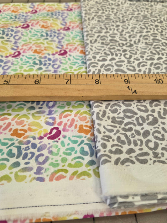 Online Quilting Bundle: 2 yards of Animal Prints by Dear Stella Pammie Jane Design Cotton Wovens- As pictured 2 looks