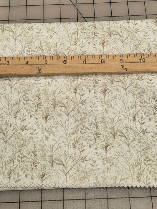 Online Quilting Cotton 1 yard of Nature Beige by Virginia Eleonora Cotton Woven- As pictured