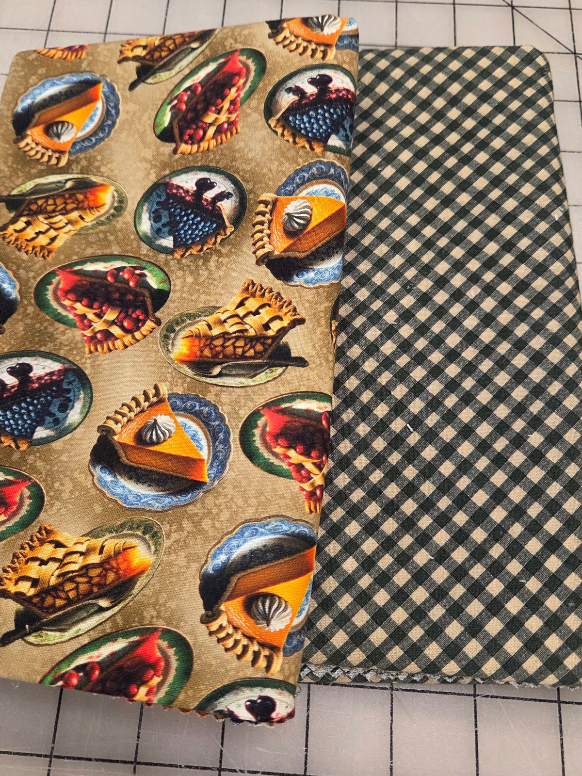 Online Quilting Bundle: 2 Yards of Pie Country Homstead Heritage Looks Cotton Woven- As Pictured ( 2 looks)