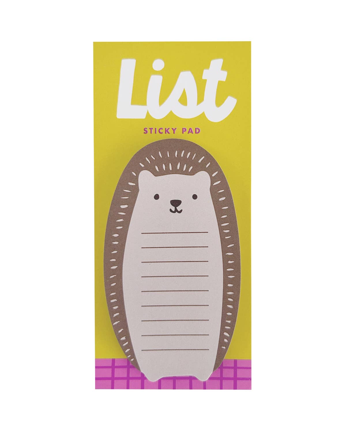 Stationary: Hedgehog List Pad-1 pack