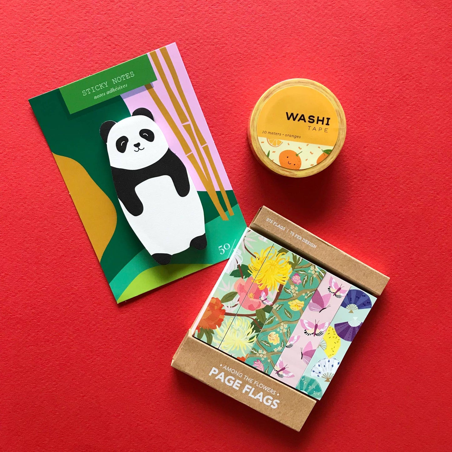 Stationary: Panda Bear Die Cut Sticky Notes-1 pack