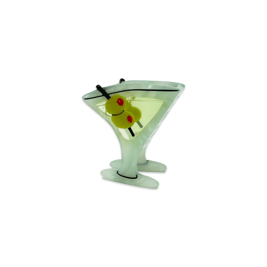 Hair Accessories: Jenny Lemons Mini Martini Hair Claw Clip 1.75x 1.5- 1 Hair Clip