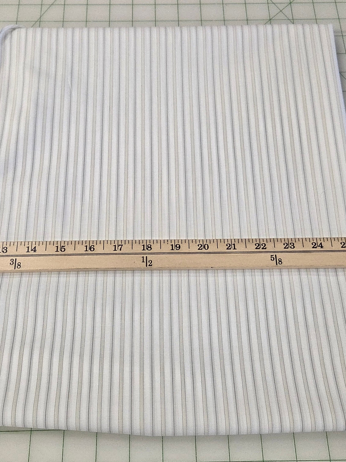 albini designer deadstock stripe woven