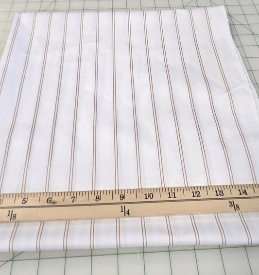 vertical stripe woven shirting  cotton