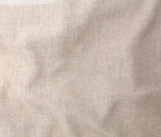 Fashion Natural Oatmeal Silky Noil Rayon Linen Solid Woven 6.78oz- by the yard