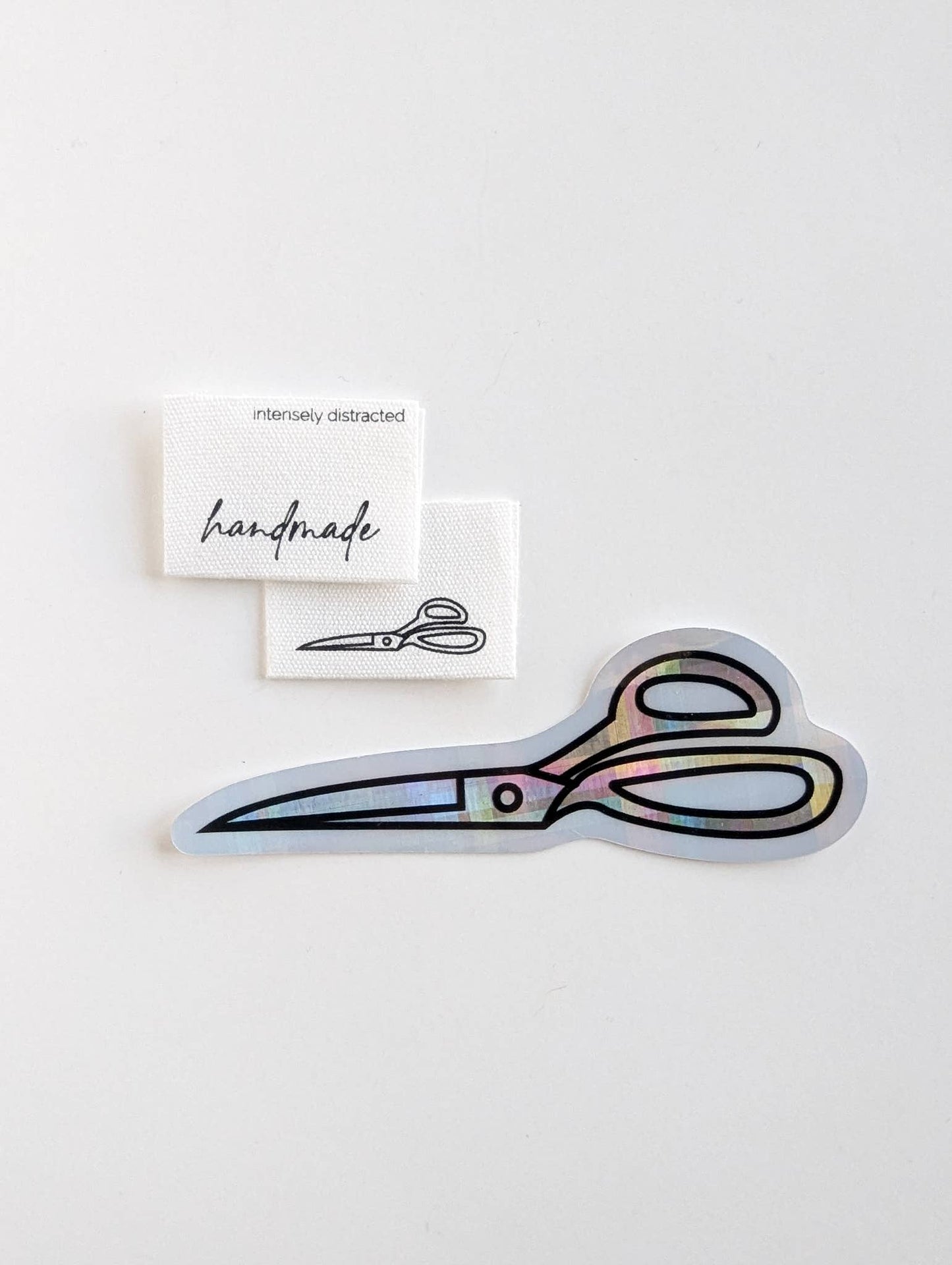 Notions: Handmade. Scissors. | Cotton Garment and Quilting Luxe Labels