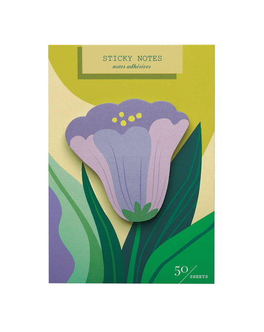 Stationary: First Bloom Die Cut Sticky Notes-1 pack