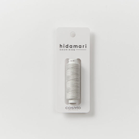 Sashiko and Visible Mending: COSMO Hidamari Sashiko Cotton Thread Gray (39)