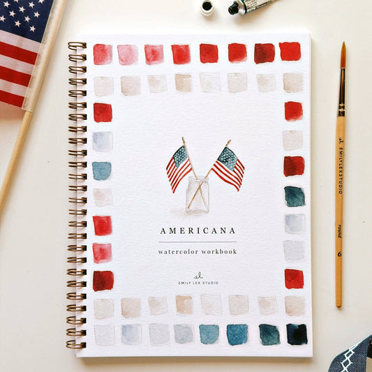 Emily Lex Studio: Americana watercolor workbook