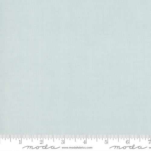 Moda Fabrics: French General Solids Light Blue Linen Texture Quilting Cotton Solid- by the half yard