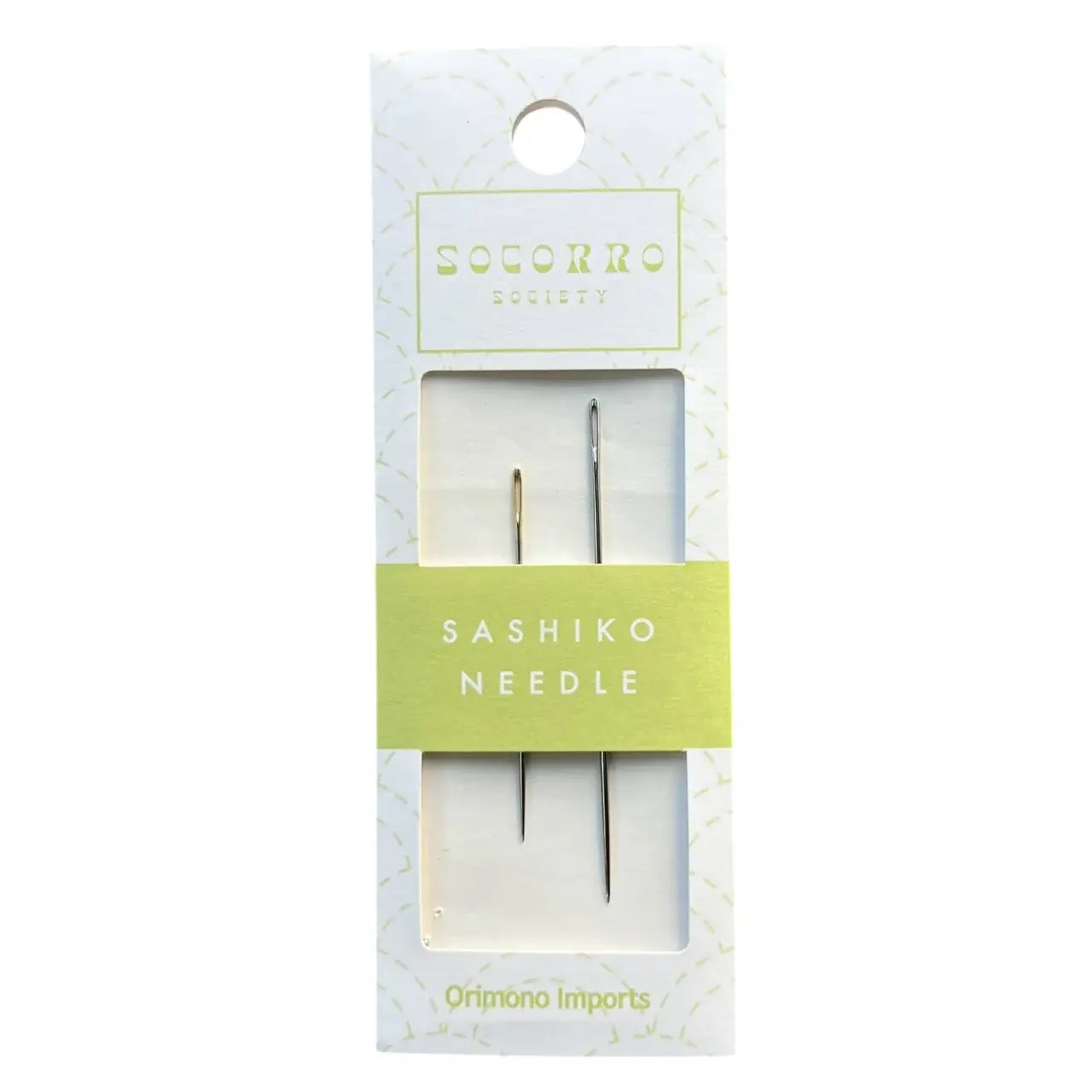 Sashiko Collection: Socorro Society Sashiko Needles- 1 pack ( 2 needles)